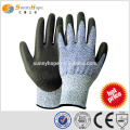 sunnyhope13 gauge aramid coated pu gloves for cutting